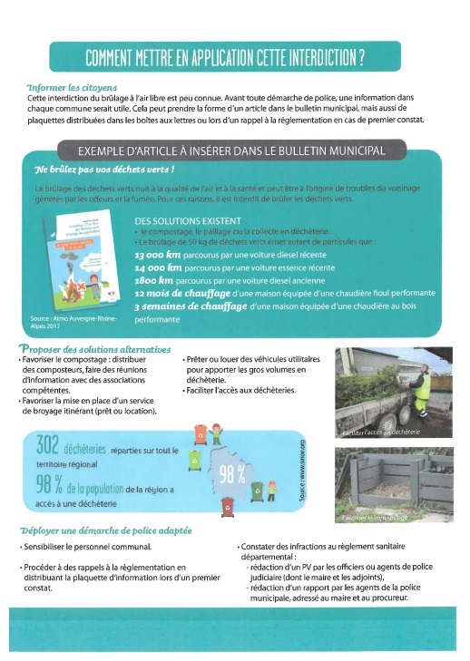 Rappel De La R Glementation Sur Le Br Lage Des D Chets Verts Et L